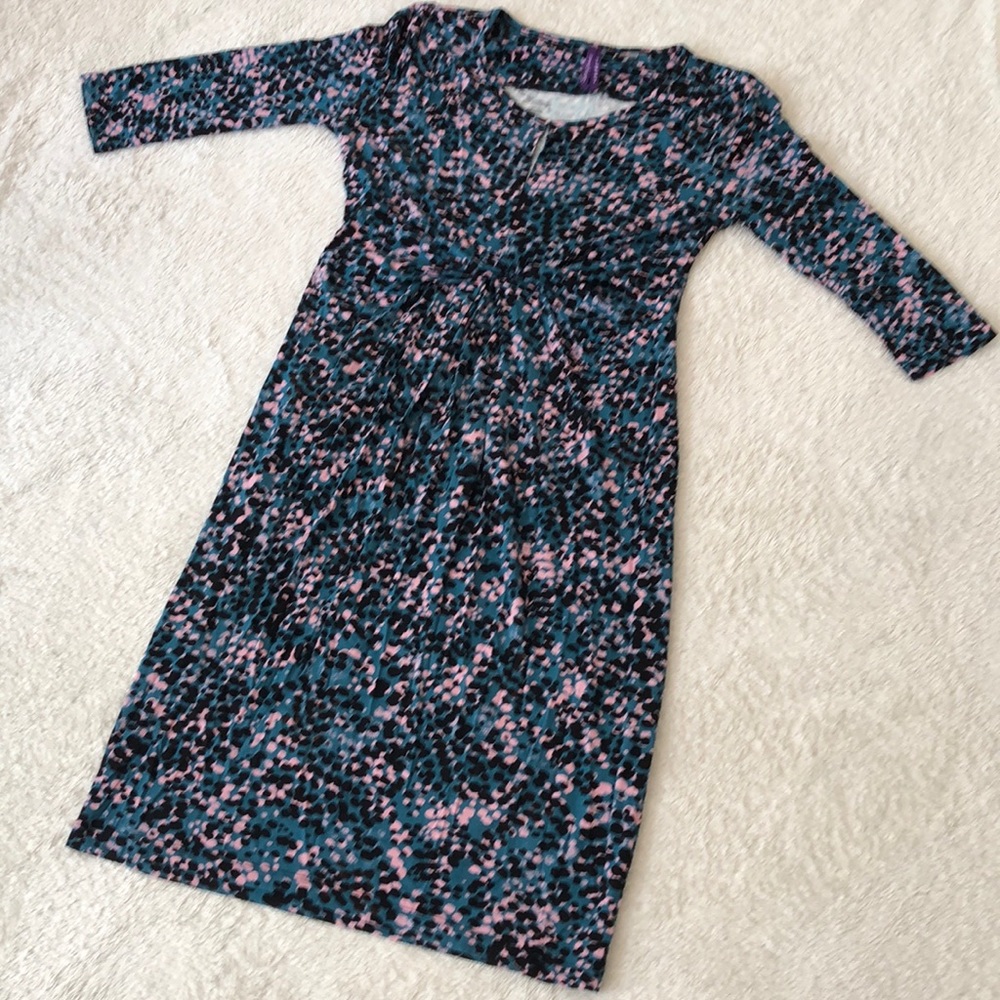 Size 4 Seraphine Maternity Dress 3/4 sleeve